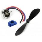 Dynam Hawk Sky 400 Brushless Motor with a propeller