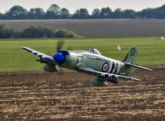 sea fury rc plane