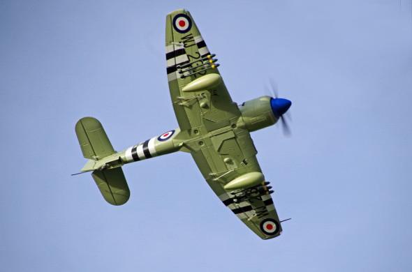 sea fury rc plane