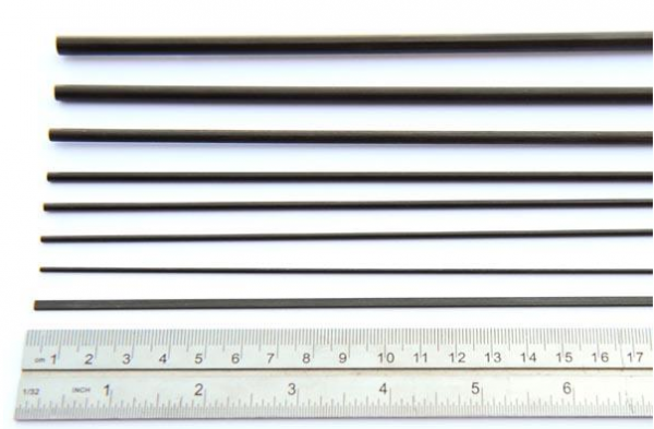 250mm Diameter Carbon Fiber Rods For RC Airplane High Quality Pole 1 2 3 4 5mm