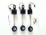 JPower P-38 Servoless Landing Gear Set (3 pcs)